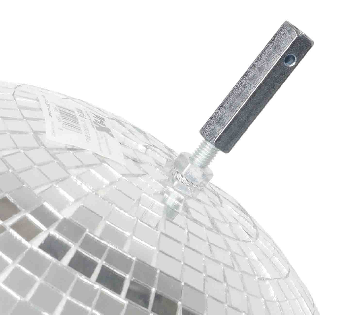 ProX X-MOTOS-WH Motos Universal Mirror Ball Oscillating 1RPM Motor Mounts up to 30" - White Finish - Hollywood DJ