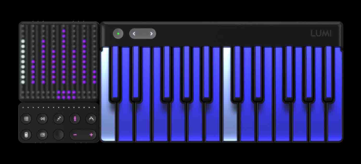 ROLI ROL-002139-SE LUMI Keys Studio Edition Keyboard Controller - Hollywood DJ