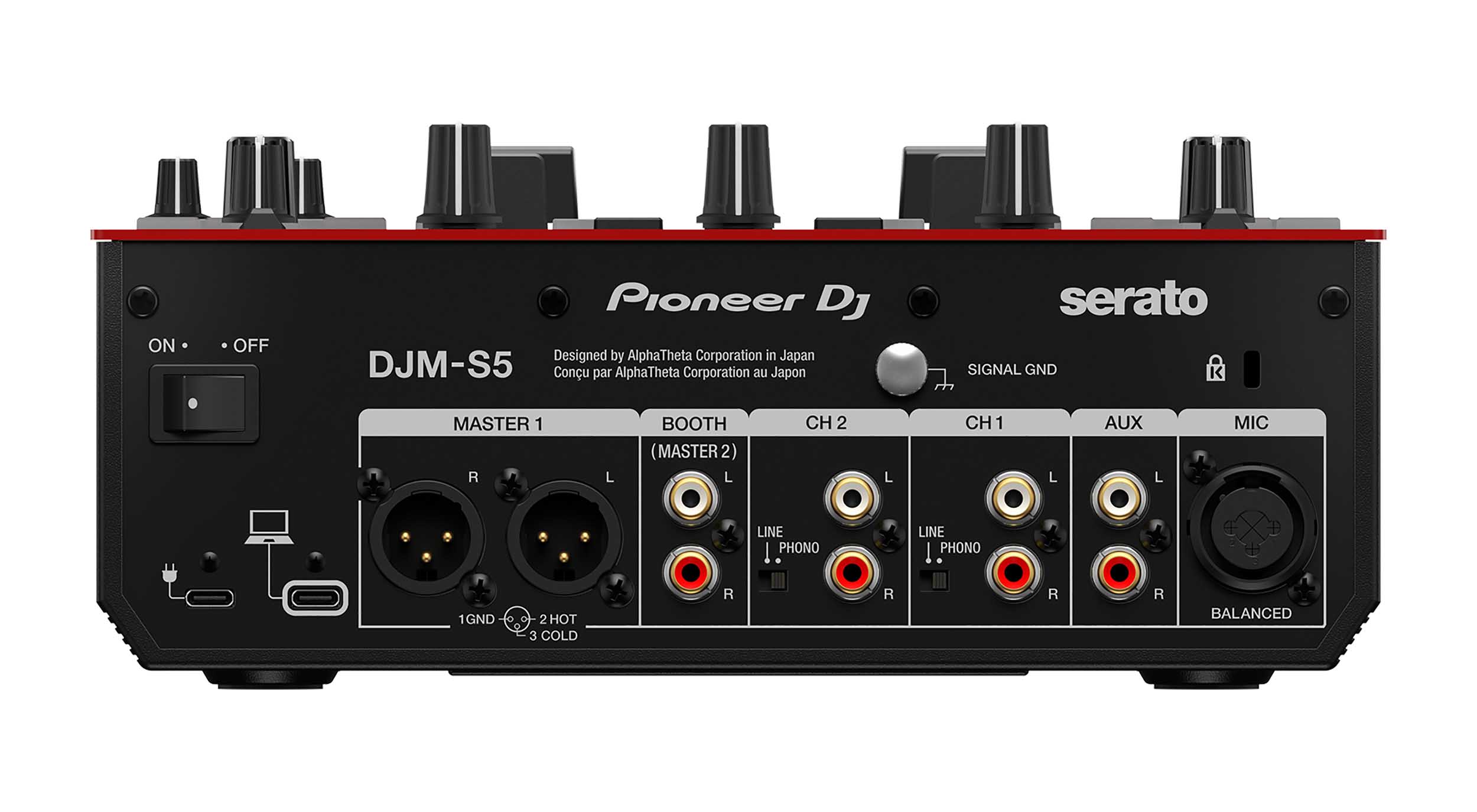 Pioneer DJ PLX-CRSS12 Hybrid Turntable Package with 2-Channel DJ Mixer S5 for Serato DJ Pro by Pioneer DJ