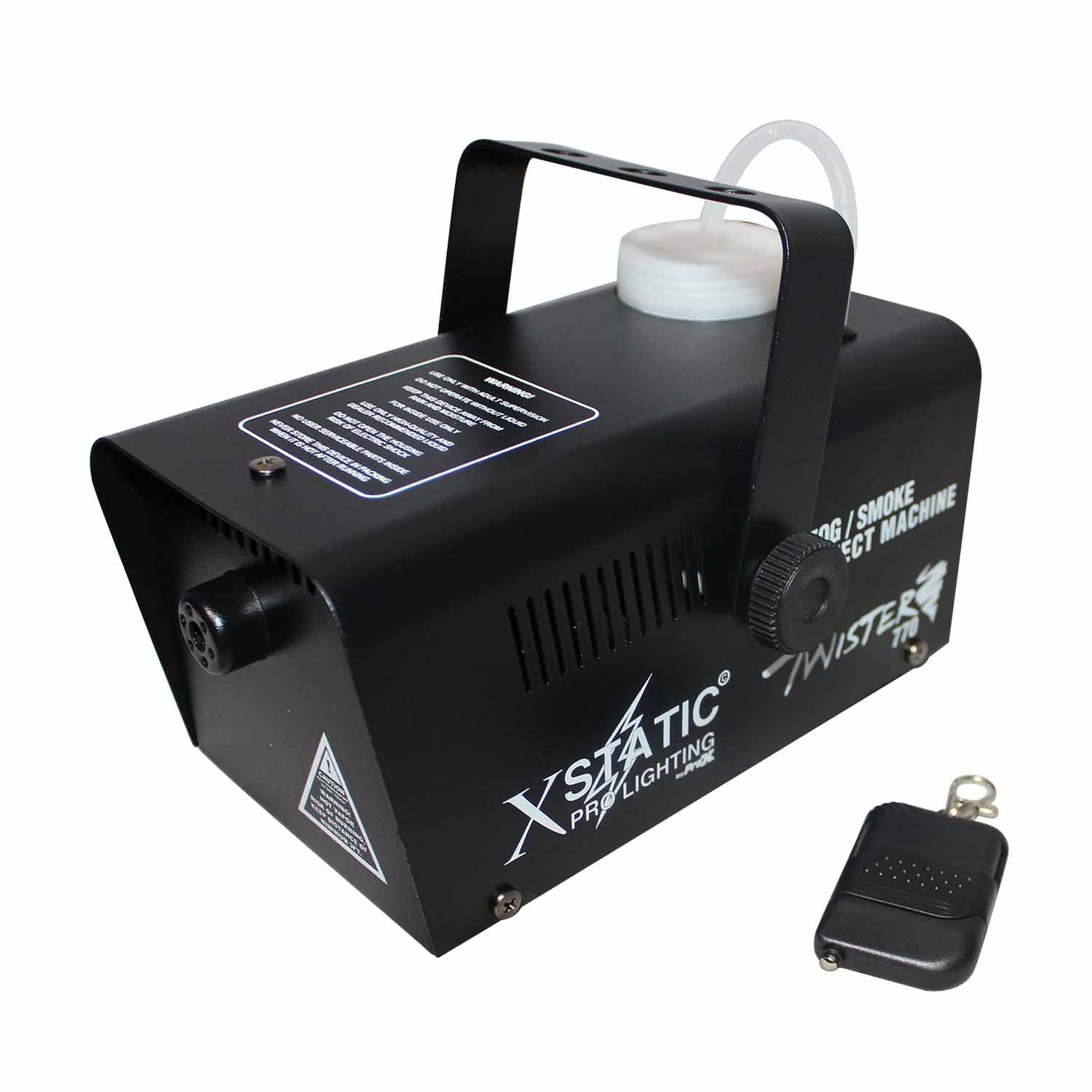 ProX X-T770 TWISTER 770 Watts Water-Based Fog Machine with Wireless RF Remote - Hollywood DJ