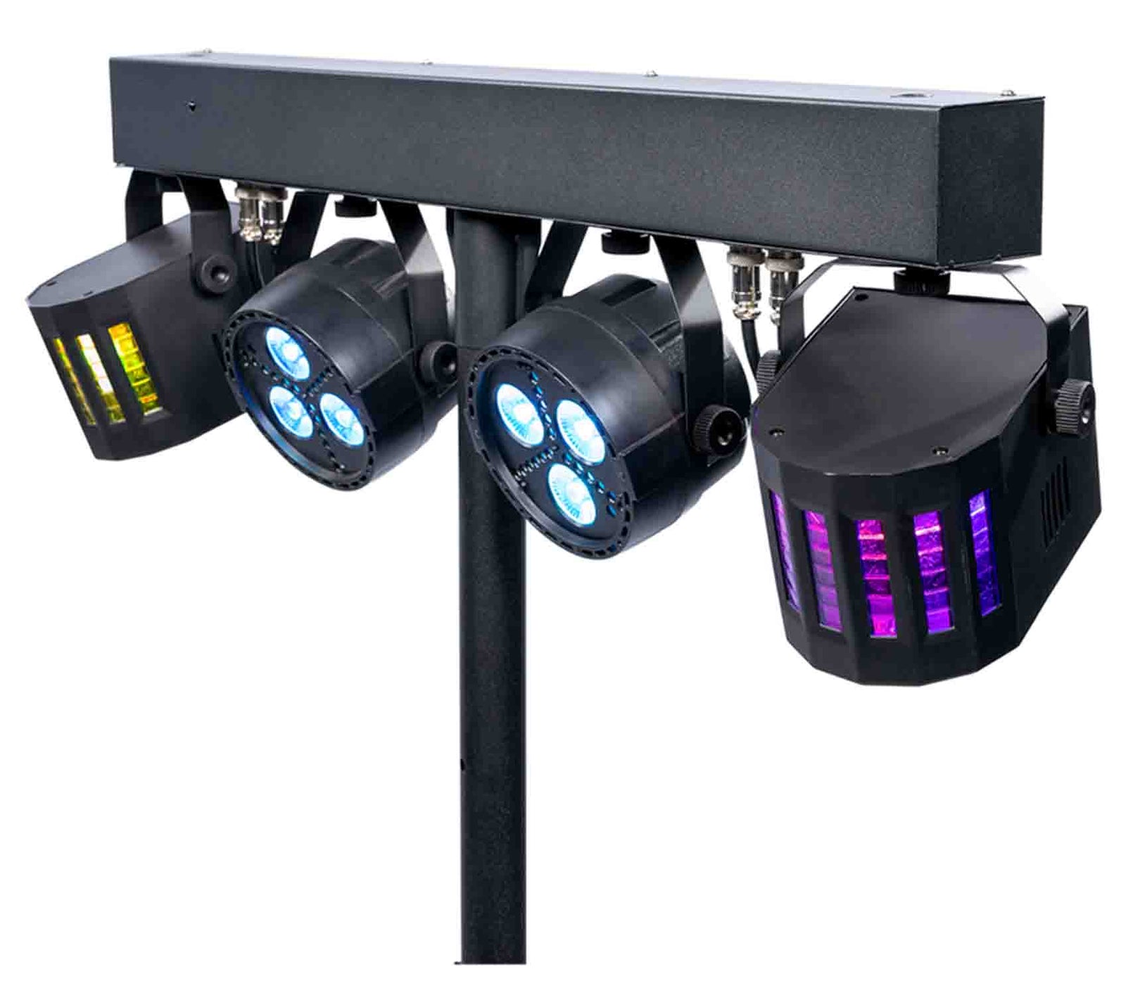 ColorKey CKU-3020 PartyBar GO Battery Powered Lighting Package - Hollywood DJ