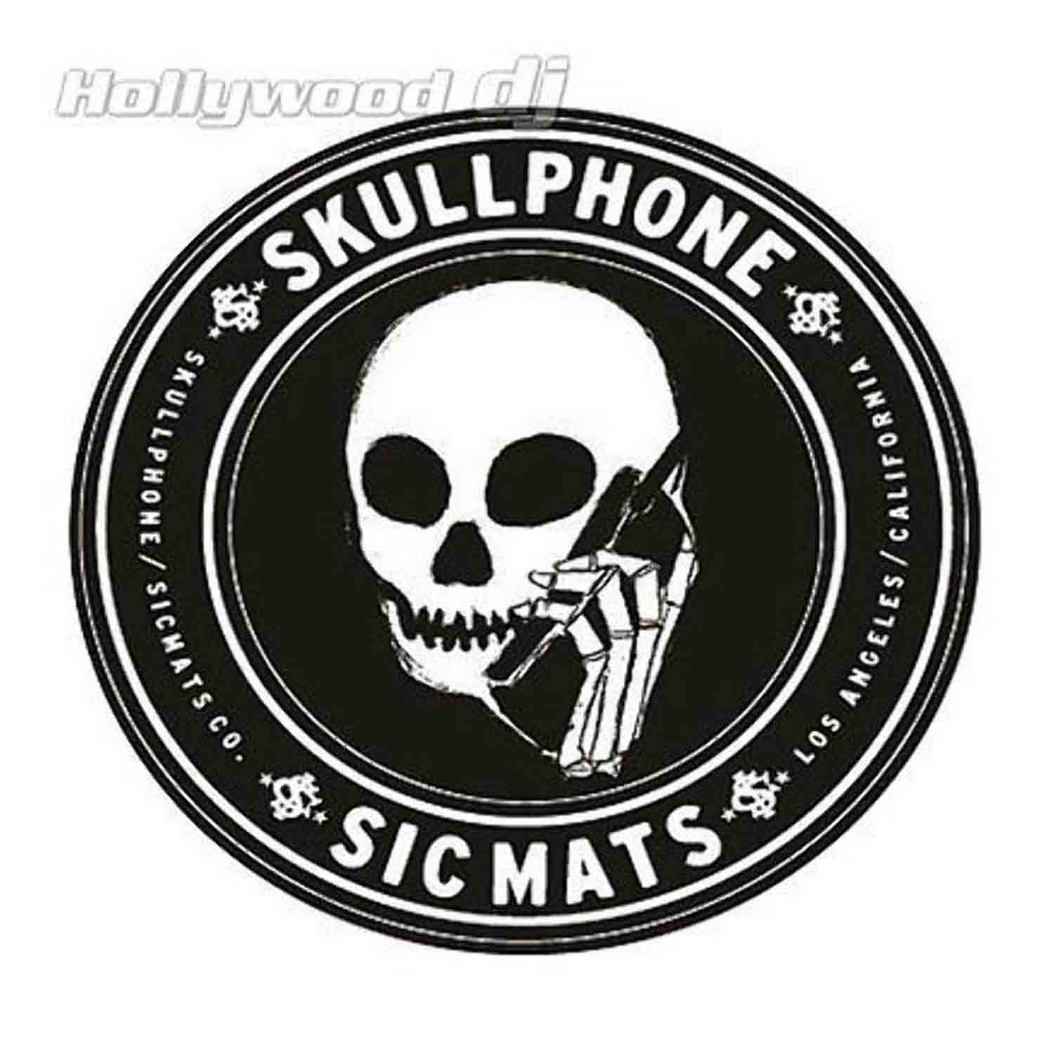 Sicmats Skullphone Turntable Slipmats - Pair - Hollywood DJ