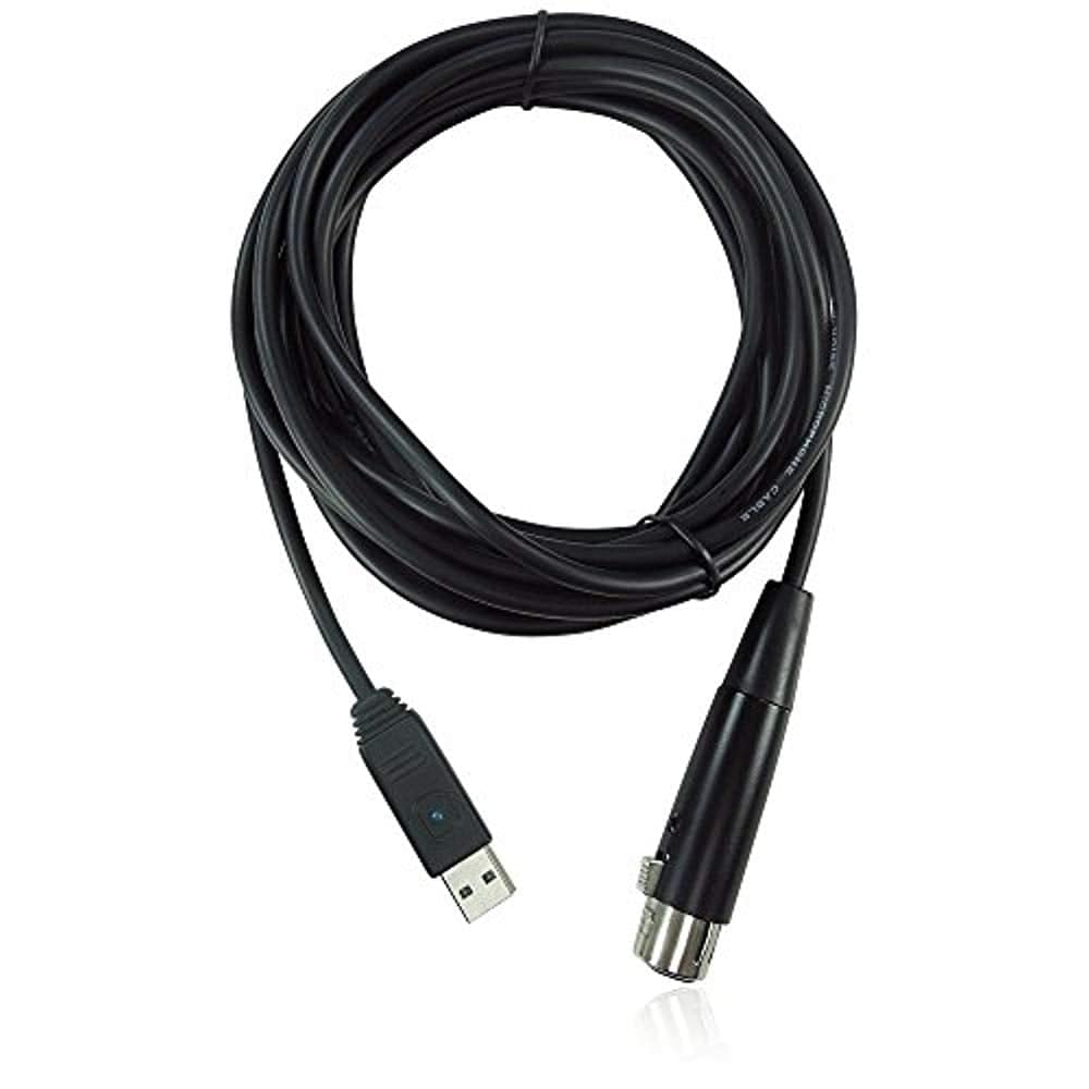 Behringer MIC-2-USB, USB to XLR Microphone Cable - Hollywood DJ