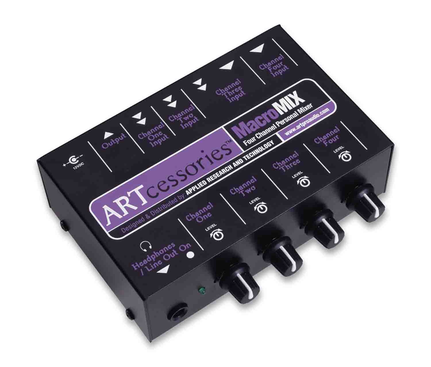 Art MacroMIX Four Channel Personal Mixer - Hollywood DJ