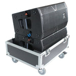 ProX XS-282620LASPW Universal Line Array Speaker Case w/ Wheels Fits 2 - Hollywood DJ