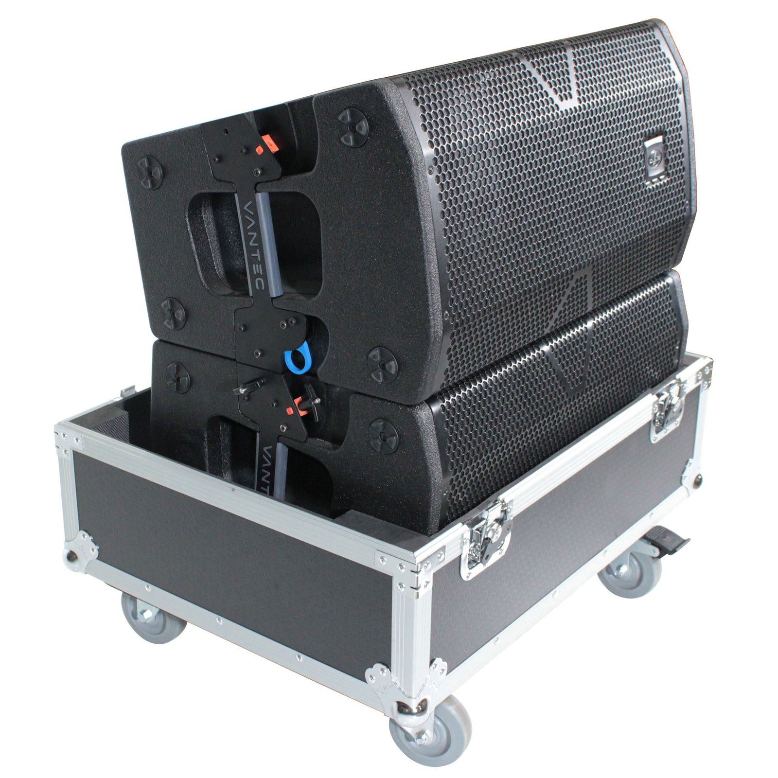 ProX XS-282620LASPW Universal Line Array Speaker Case w/ Wheels Fits 2 - Hollywood DJ