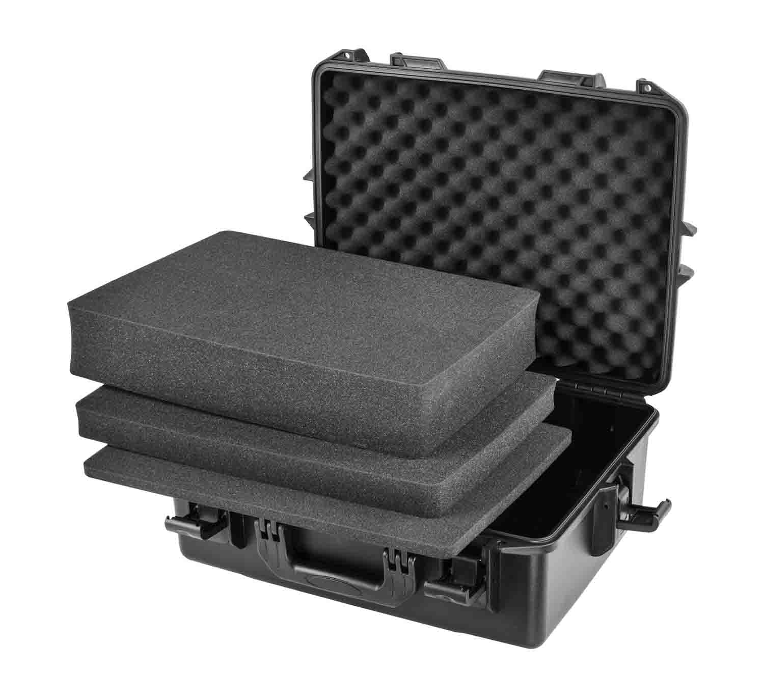 Odyssey VU191407 Bottom Interior with Pluck Foams Injection-Molded Utility Case - 19.25″ x 14″ x 5.5″ - Hollywood DJ