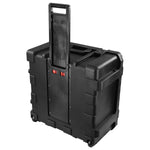 Odyssey VU222312HWNF Empty Bottom Interior Injection-Molded Trolley Utility Case - 23″ x 22″ x 10.5″ - Hollywood DJ