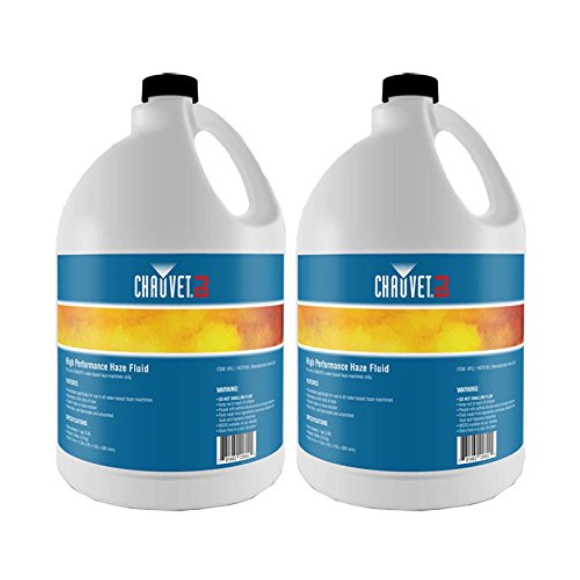 NEW! (2) Gallon Bottles of CHAUVET HURRICANE HFG Smoke/Fog Haze Machine Fluid - Hollywood DJ