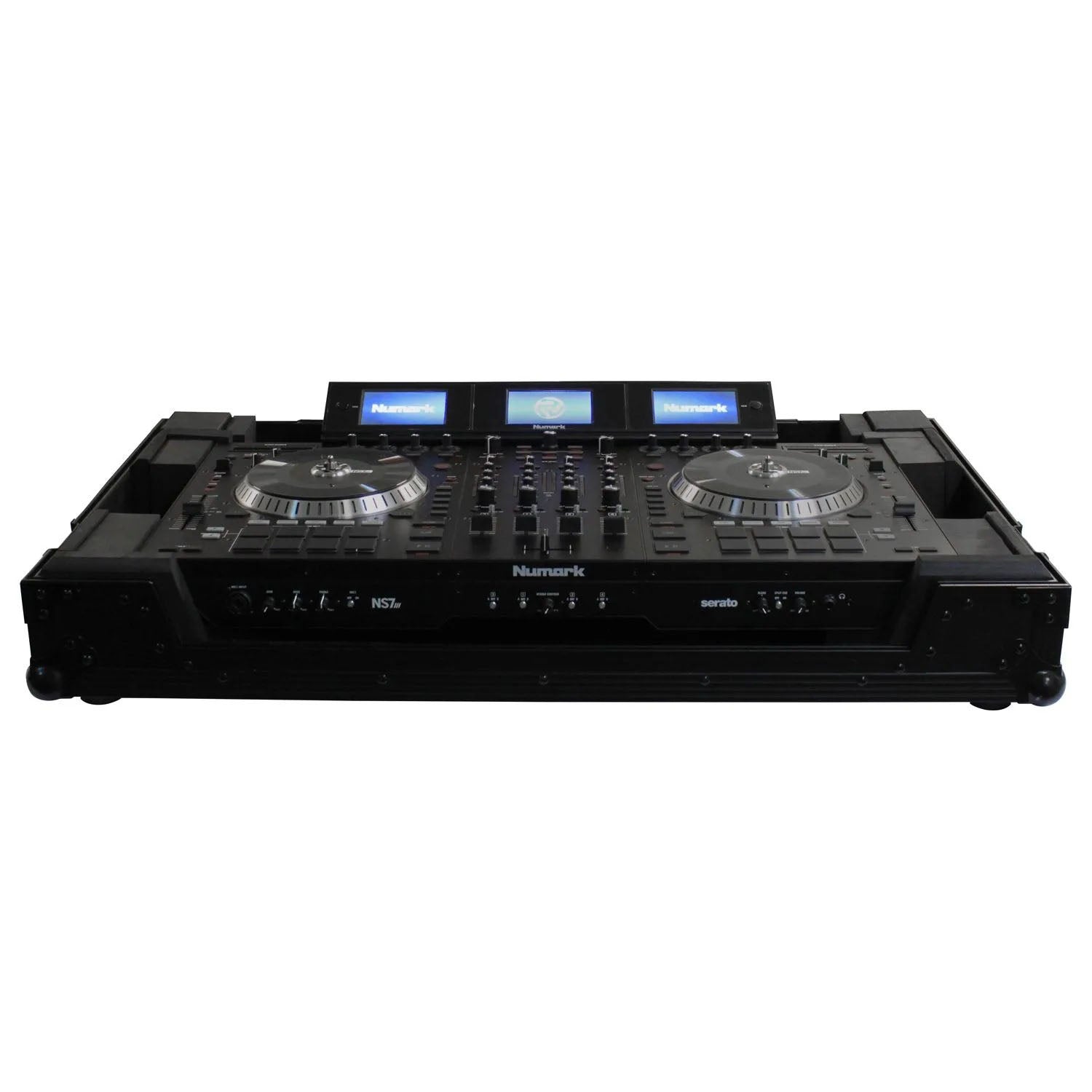 Open Box: Odyssey FZPIDDJRZWBL DJ Case for Pioneer DDJ-RZ / SZ / SZ2 & Numark NS7 / NS7II / NS7III Controller - Hollywood DJ