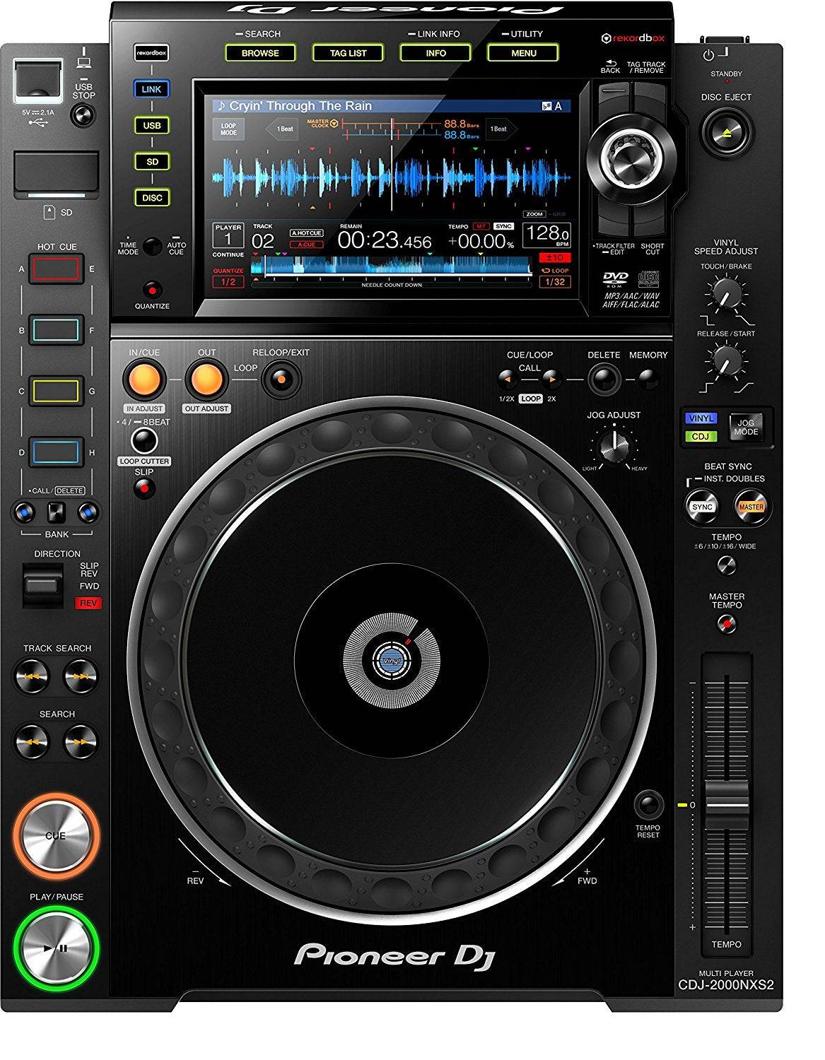 Pioneer DJ CDJ-2000NXS2 Professional Multi Player | Open Box - Hollywood DJ