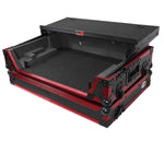 ProX XS-RANEONE WLTFRLED DJ Flight Case for Rane One 1U Rackspace with Sliding Laptop Shelf, Wheels and LED KIT - Hollywood DJ