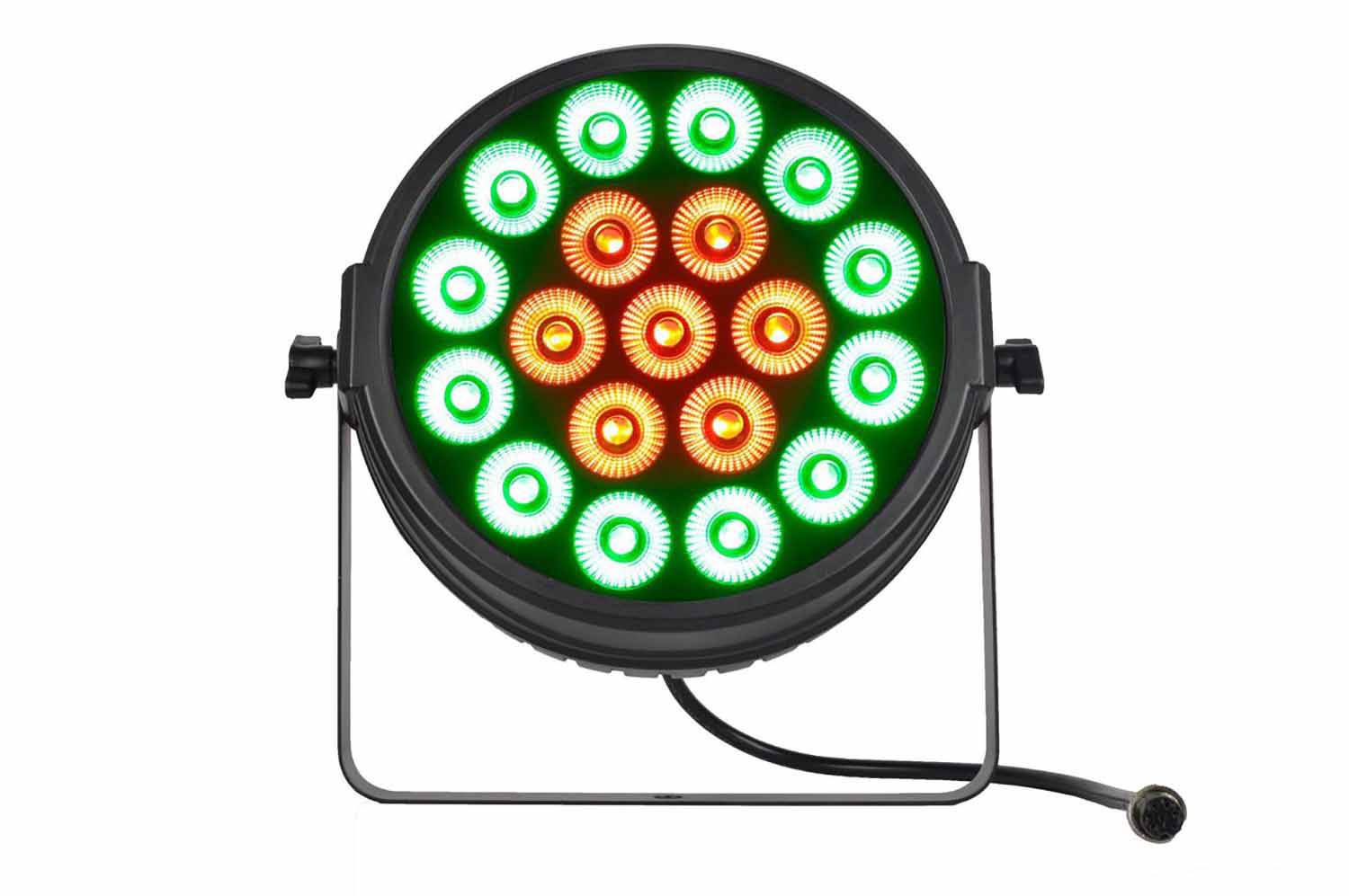 JMAZ Versa Flex Par QUAD19 LED Par featuring 19 QUAD (RGBW) 10W LEDS - Pair - Hollywood DJ