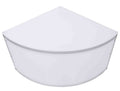ProX XSA-2X2-16QR LUMOSTAGE™ 16-inch 2x2 ft Quarter Round Acrylic Stage Platform - Hollywood DJ