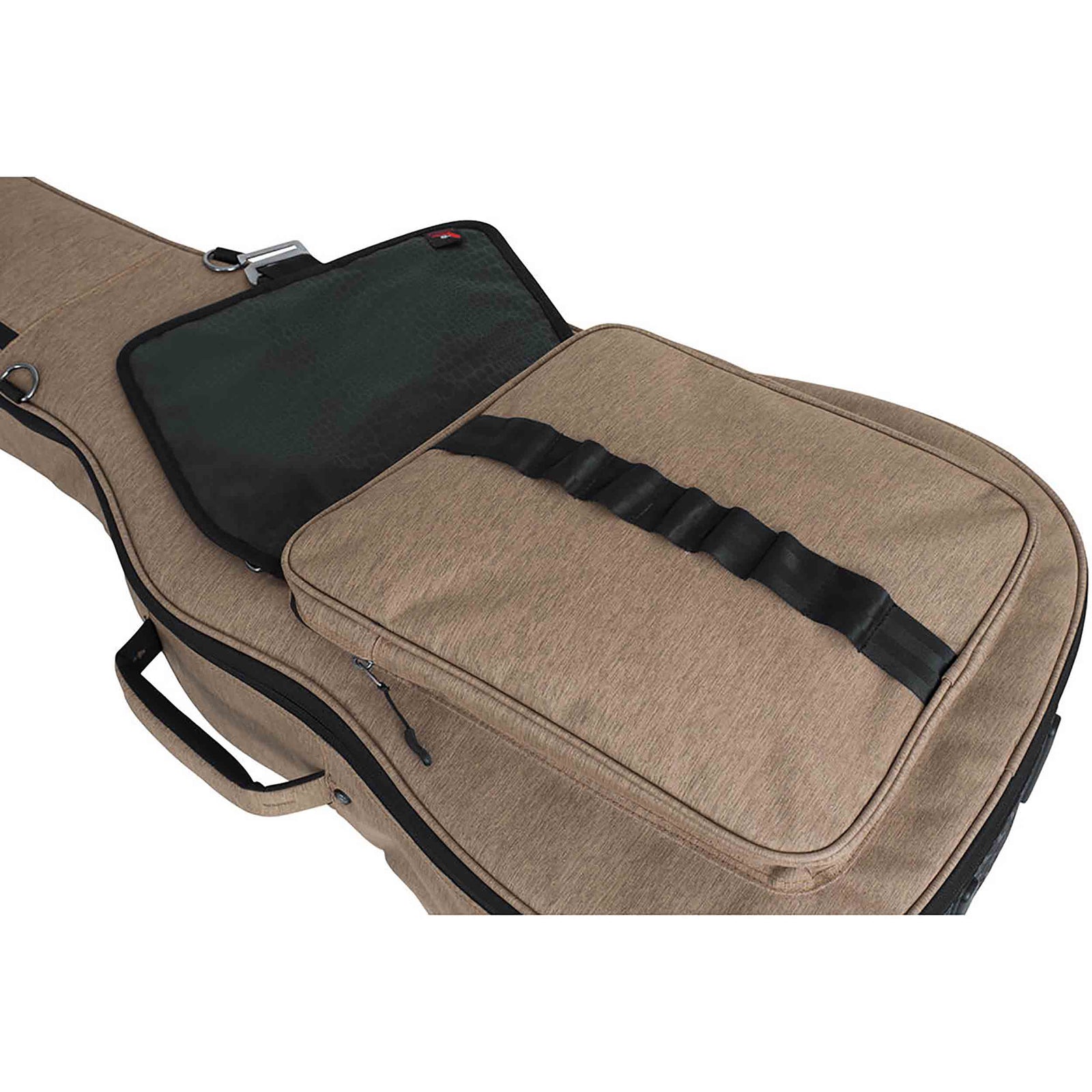 Gator GT-ACOUSTIC-TAN Transit Series Acoustic Guitar Gig Bag With Tan Exterior by Gator Cases