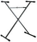 K&M 18962 Performer X Stand Keyboard Stand - Black - Hollywood DJ