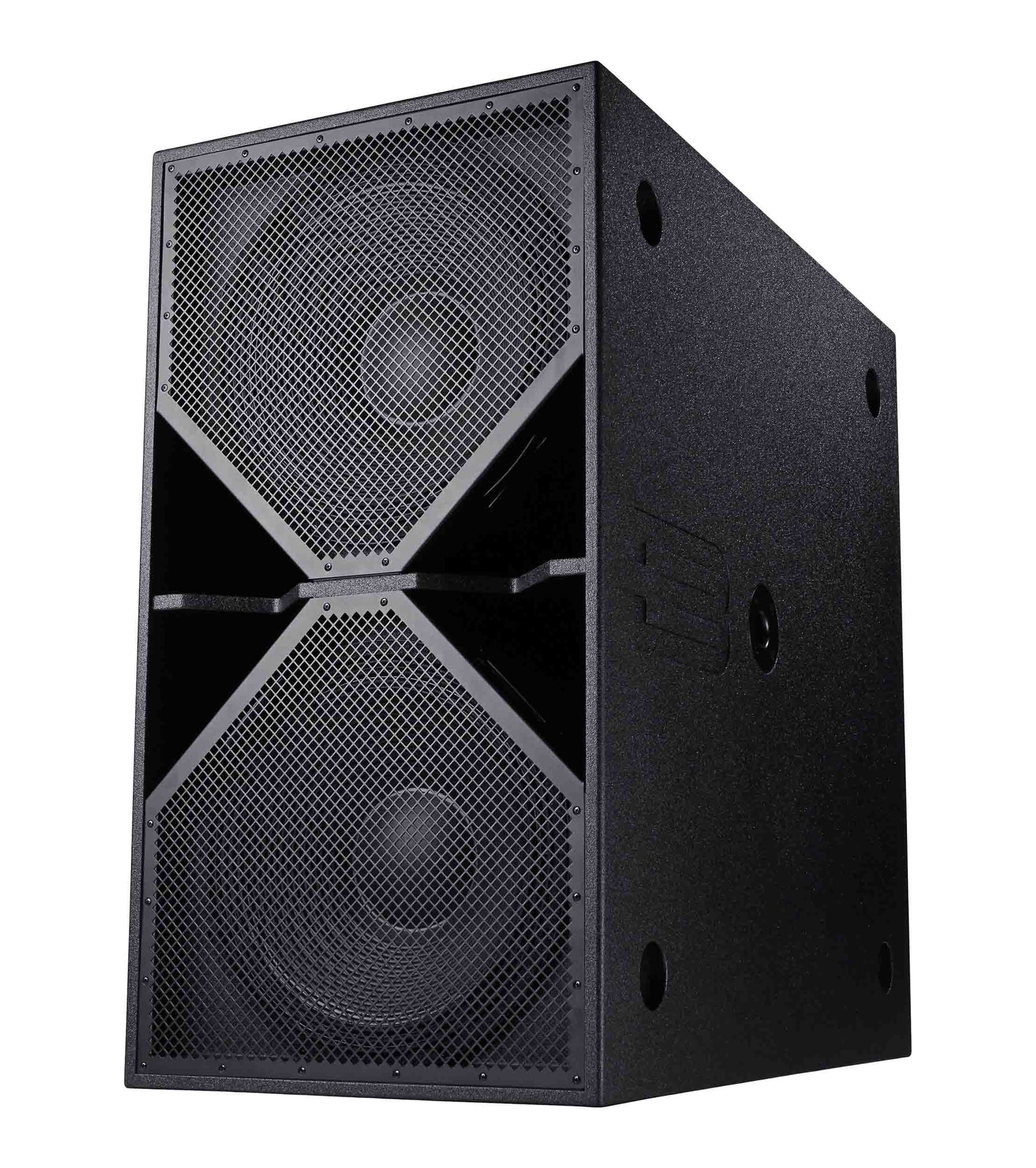BassBoss BB-ZV28-MK3 Dual 18-Inch Active Subwoofer - Black - Hollywood DJ