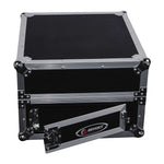 Odyssey FZ1002 10U Top Slanted 2U Vertical Pro Combo Rack - Hollywood DJ