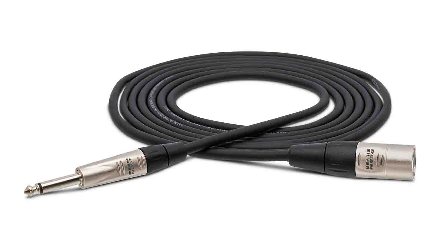 Hosa HPX-005, 1/4" TS Male to 3-Pin XLR Male Pro Unbalanced Interconnect Cable - 5 Feet - Hollywood DJ