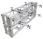 PROX XT-TDS12 Truss Transport Stackable Spacers for XT-TDKIT Truss Dolly System - Hollywood DJ