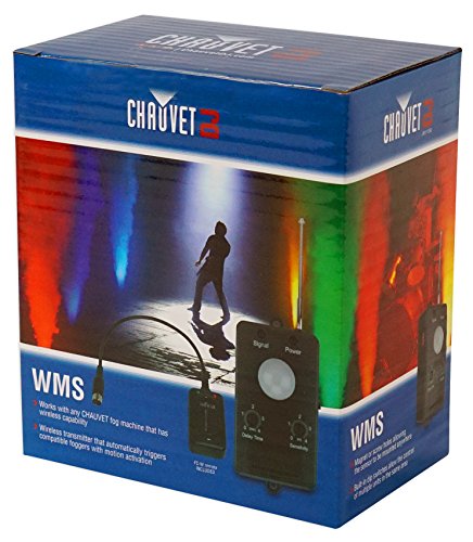 Chauvet DJ H1600 Hurricane 1600 DMX Fog Machine+Remote+Transmitter Motion Sensor - Hollywood DJ