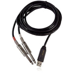 Behringer LINE-2-USB Setero 1/4 Line In to USB Interface Cable - Hollywood DJ