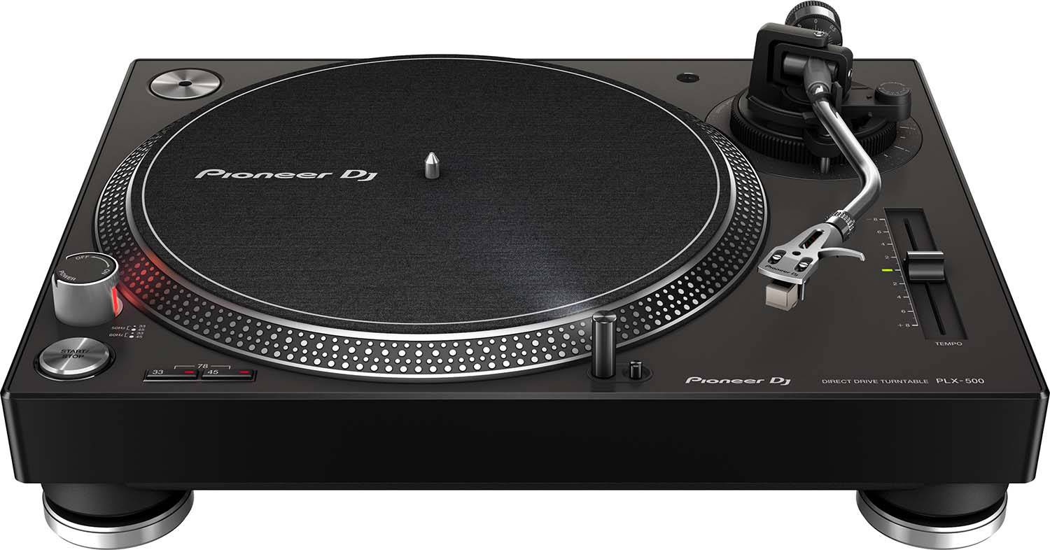 Pioneer DJ PLX-500-K High Torque, Direct Drive Turntable - Black - Hollywood DJ