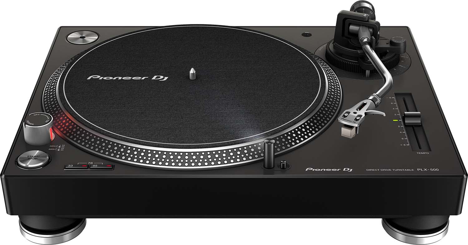 B-Stock: Pioneer DJ PLX-500-K High Torque, Direct Drive Turntable - Black - Hollywood DJ