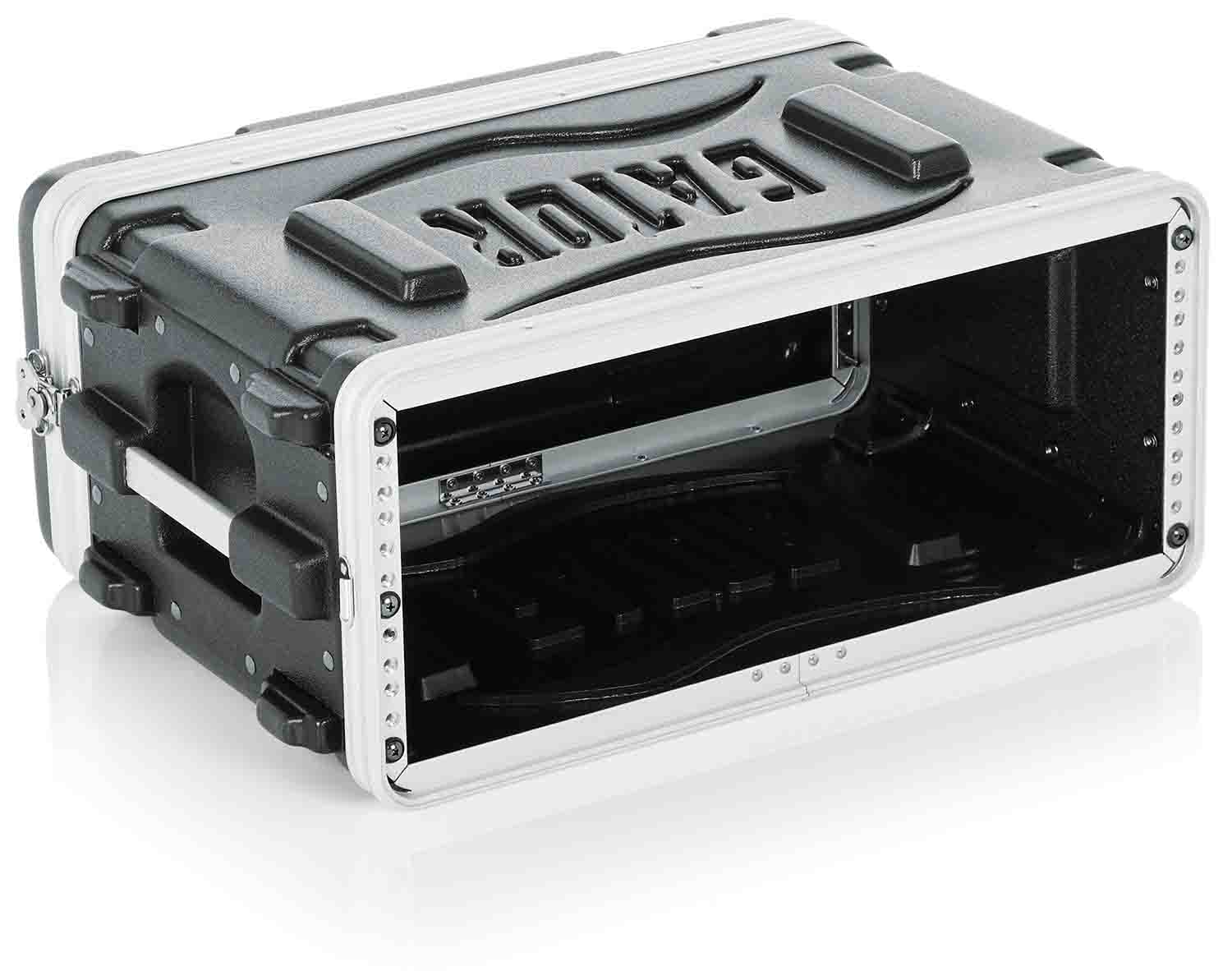 Gator Cases GR-4S Shallow Molded 4U Audio Rack Case 14.25″ Deep - Hollywood DJ