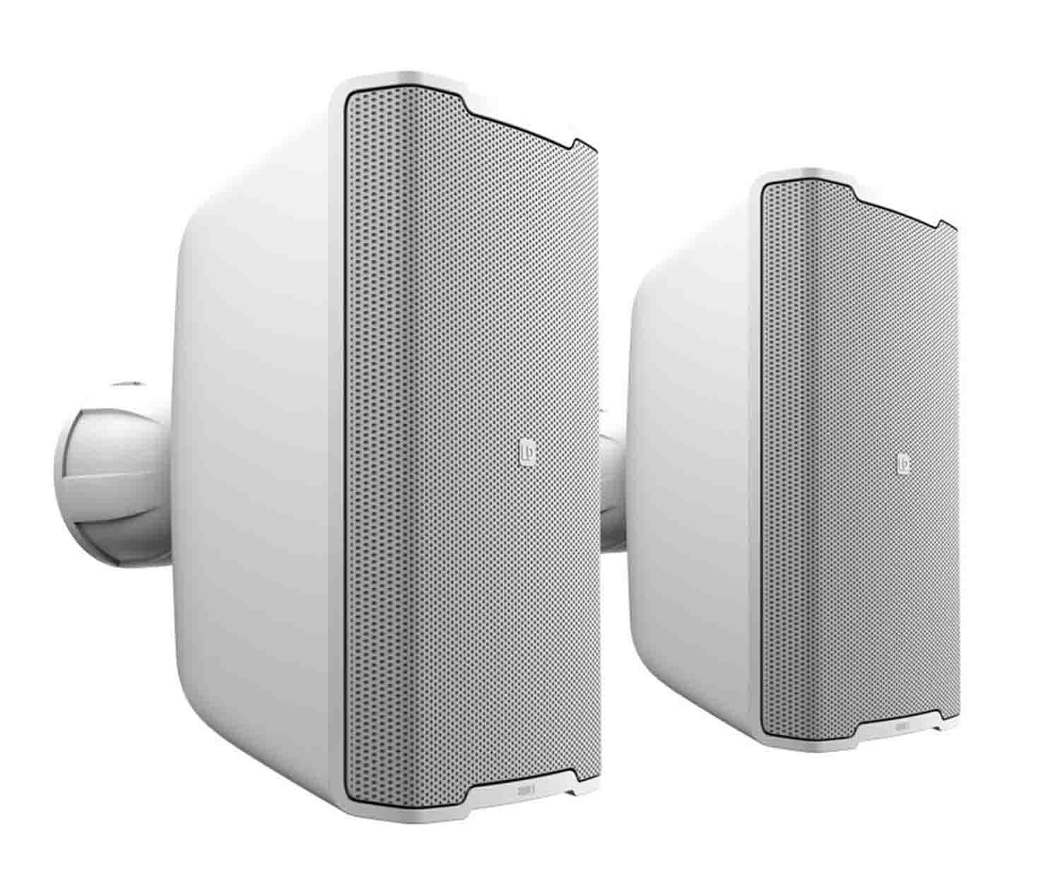 LD Systems DQOR 5 W, 5" Two-Way Passive In/Out Door Installation Loudspeaker 8 Ohm - White, Pair - Hollywood DJ