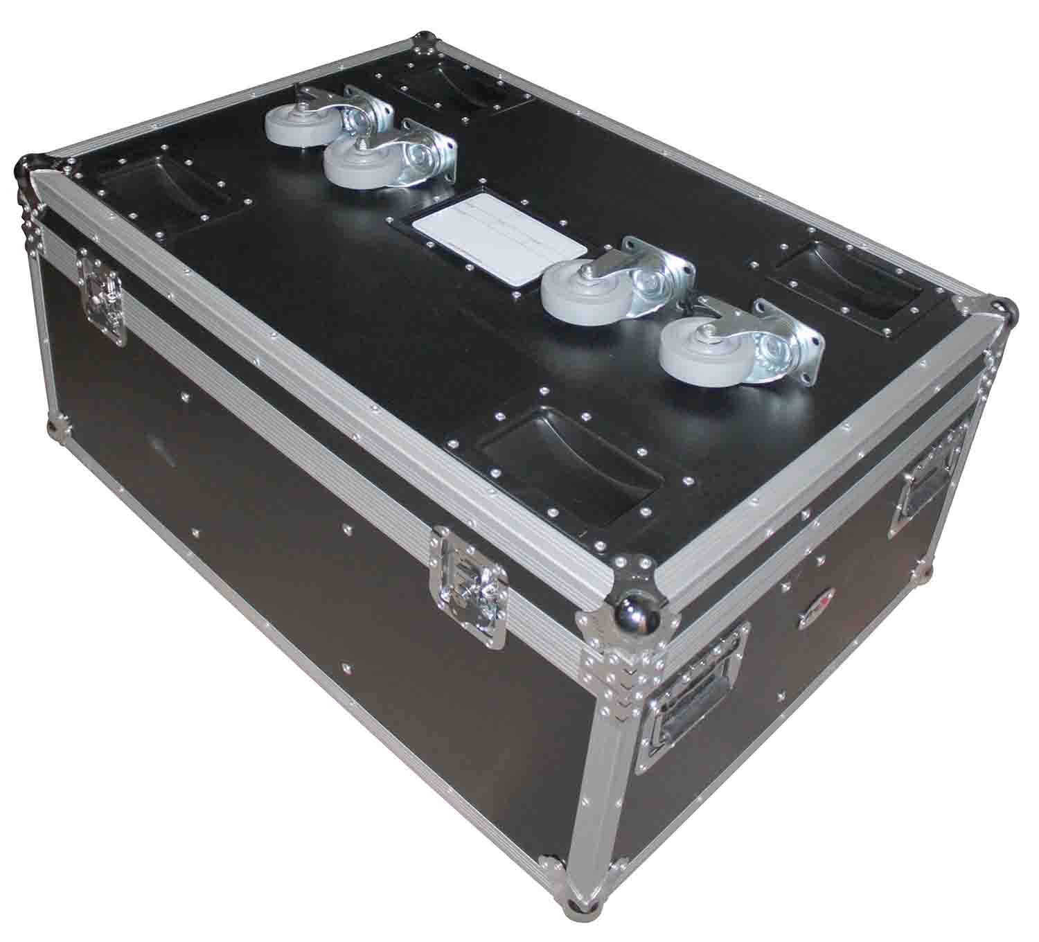 ProX XS-PARU612W Par Can Utility Case with Wheels will Hold 6 or 12 Par Lights - Hollywood DJ