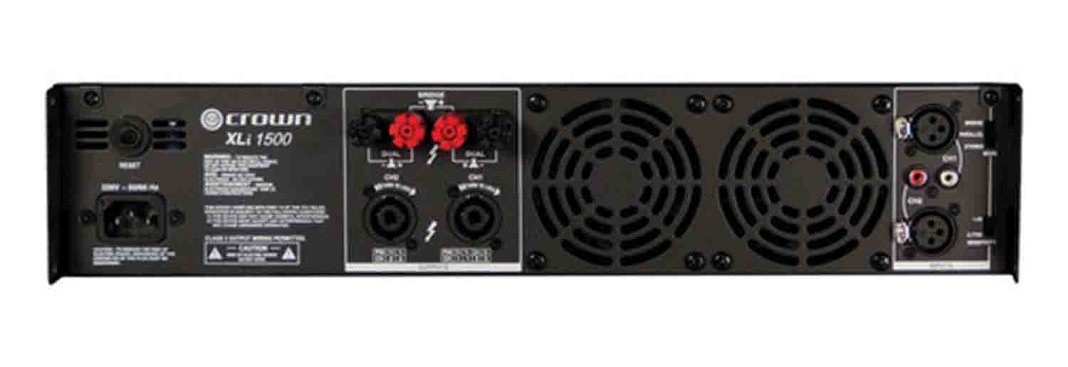 Crown XLI1500 1500 Stereo Power Amplifier - Hollywood DJ