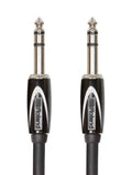 Roland RCC-10-TRTR, Black Series 1/4" TRS to 1/4" TRS Cable (10') - Hollywood DJ