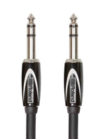 Roland RCC-10-TRTR, Black Series 1/4" TRS to 1/4" TRS Cable (10') - Hollywood DJ