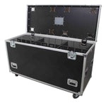 PROX XS-UTL246036W MK2 Heavy-Duty Truck Pack Utility Flight Case W-Divider and Tray Kit, W-4" Casters, 1/2 Inch Plywood - Hollywood DJ