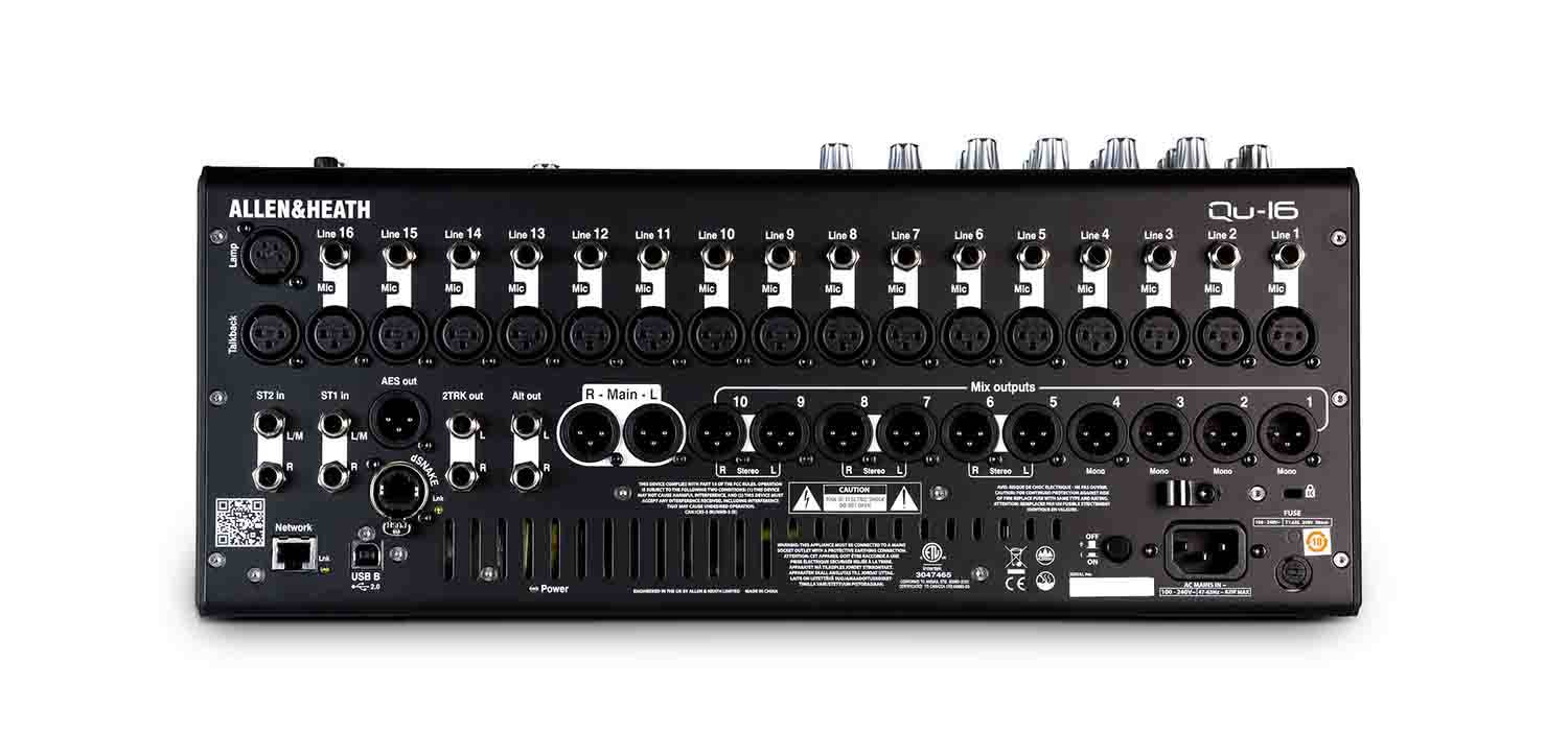 Allen & Heath Qu-24, 24-channel Digital Mixer - Chrome Edition - Hollywood DJ