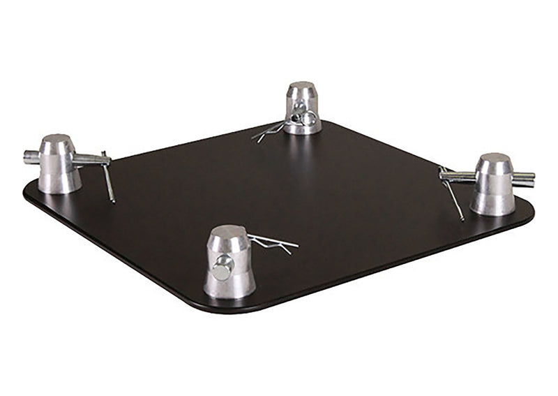 Global Truss SQ-4137 BLK/MTE, End Cap for F34 Square Truss - Black - Hollywood DJ