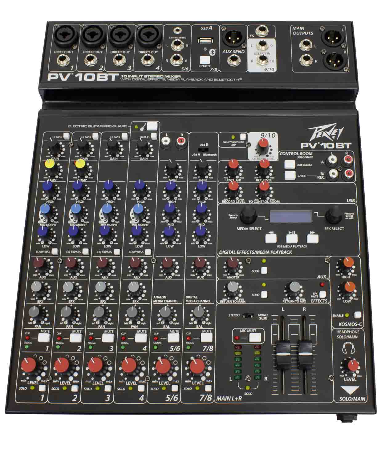 B-Stock: Peavey PV 10 BT, Compact Mixer with Bluetooth - Hollywood DJ