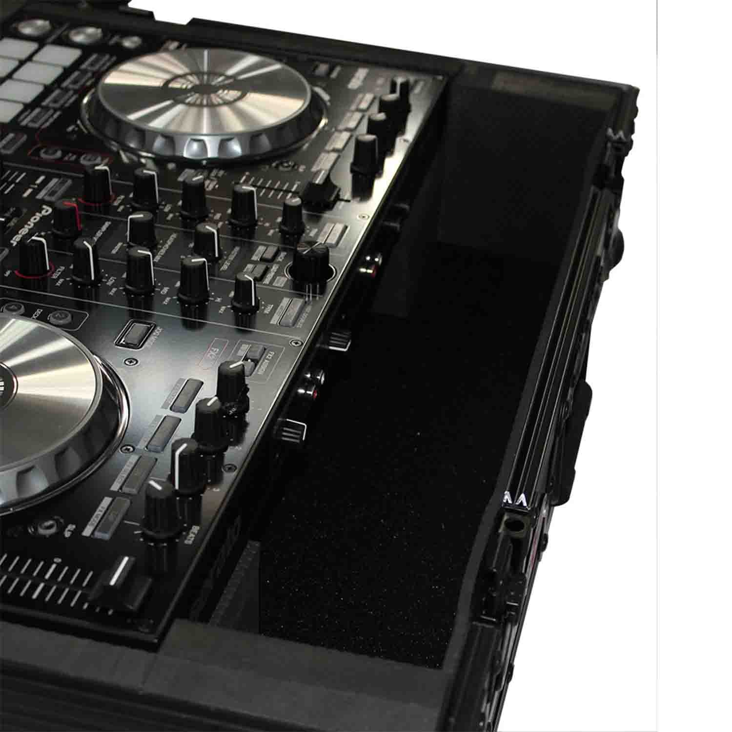 ProX XS-DDJSRBL DJ Flight Case for Pioneer DDJ-SR Digital Controller - Black on Black - Hollywood DJ
