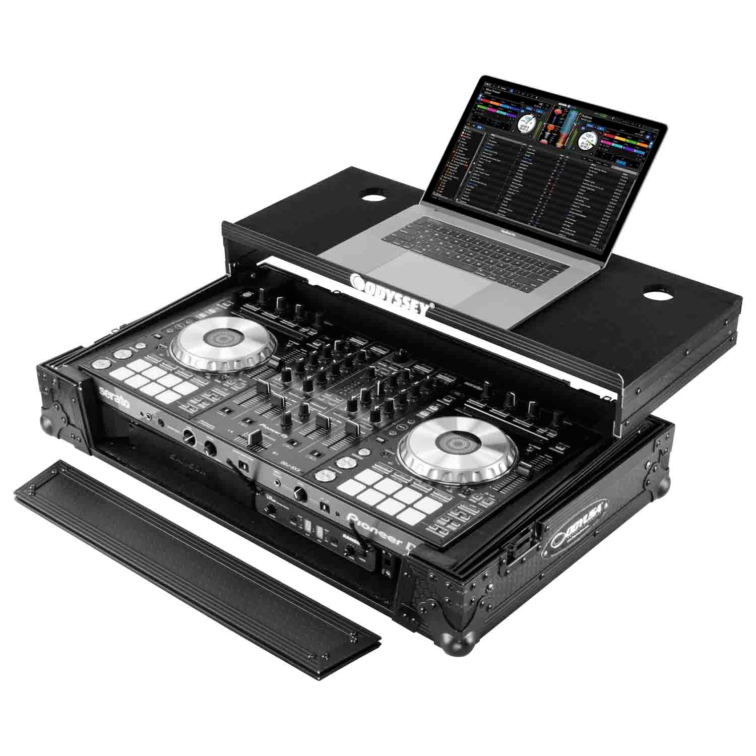 Odyssey 810202 Industrial Board Glide Style 1U DJ Case for Pioneer DDJ-SX3 DJ Controller Odyssey
