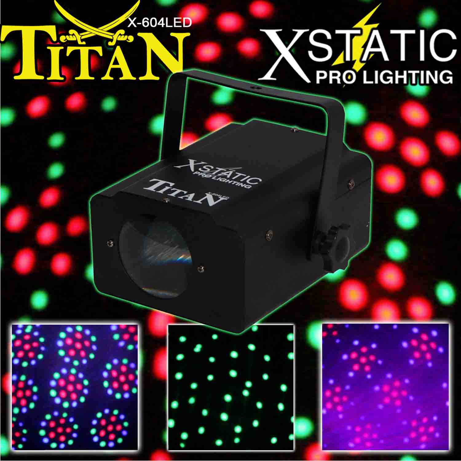 ProX X-604LED Titan Moonflower Style Effect Fixture - Hollywood DJ