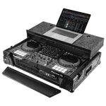 Odyssey FZGSDDJ1000BL1UCW 1u DJ Case for Pioneer DDJ-1000 / DDJ-1000SRT with Patented Glide Platform and Corner Wheels - Black - Hollywood DJ