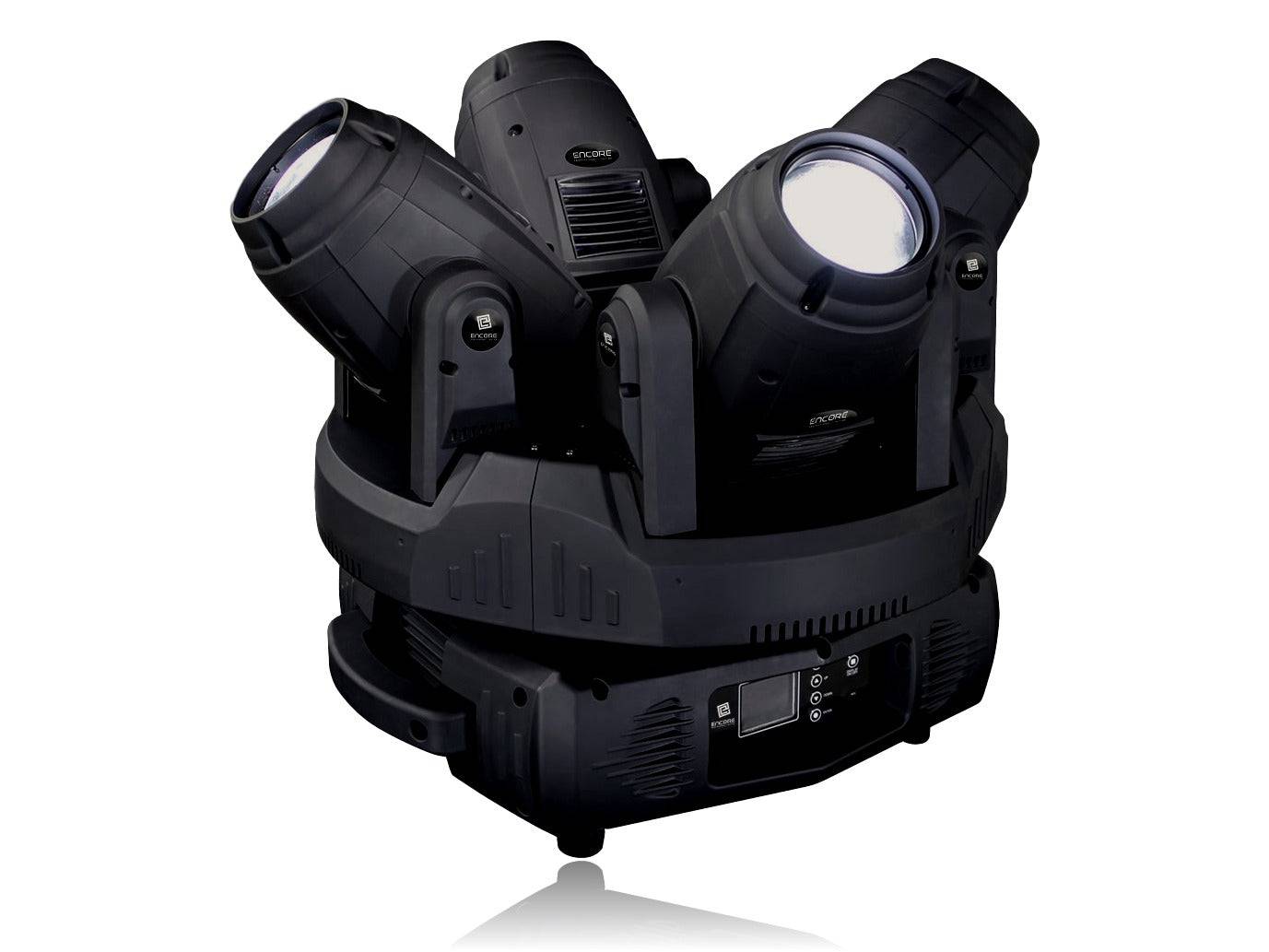 Encore Pro Lighting AuraBeam 189 Quattro - 189w Philips 5R Short Arc Discharge Moving Head Beam w/ ArtNet and 5 Pin DMX - Hollywood DJ