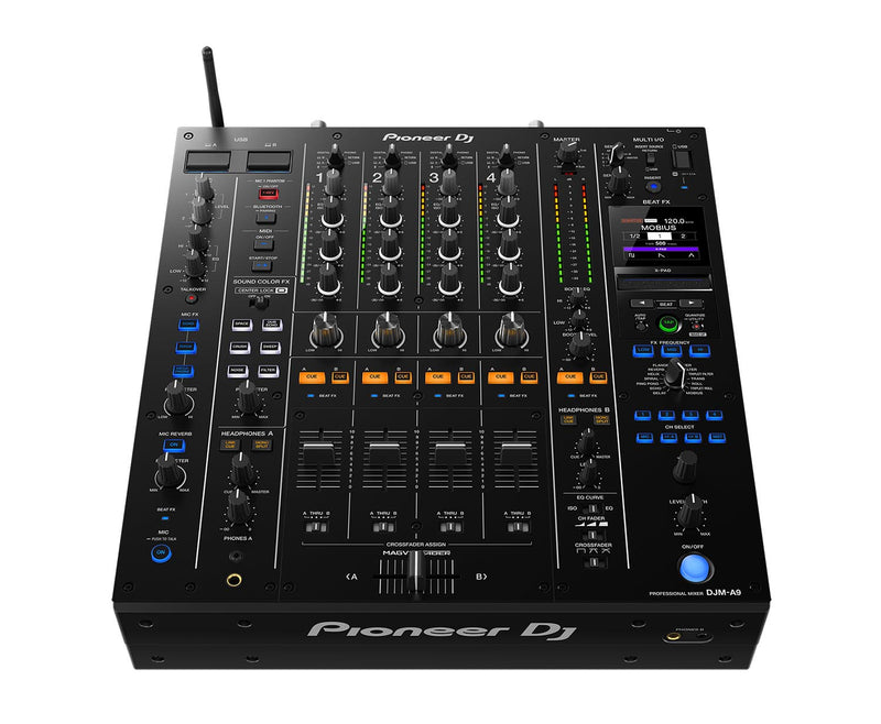 Pioneer DJ, DJM-A9 DJ Mixer 4-Channel - Black - Hollywood DJ