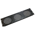 Odyssey AFP03 19 Inches Rack Mountable Triple Fan 3U Panel - Hollywood DJ
