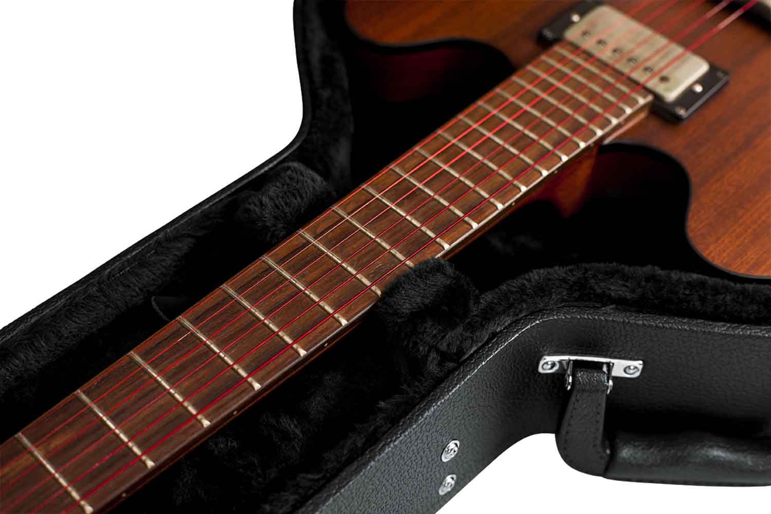 Gator Cases GWE-335 Hard-Shell Wood Case for Semi-Hollow Guitars - Hollywood DJ