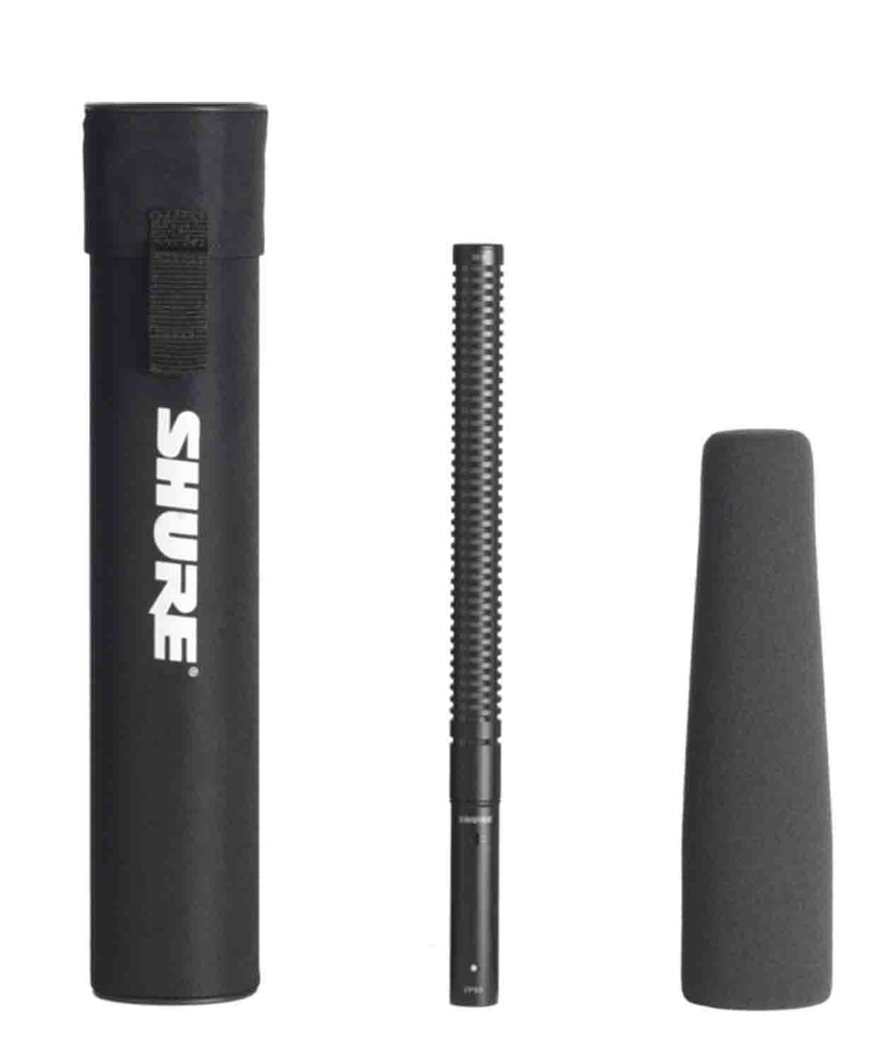 Open Box - Shure VP89M, Switchable Polar Pattern Medium Condenser Shotgun Microphone - Hollywood DJ