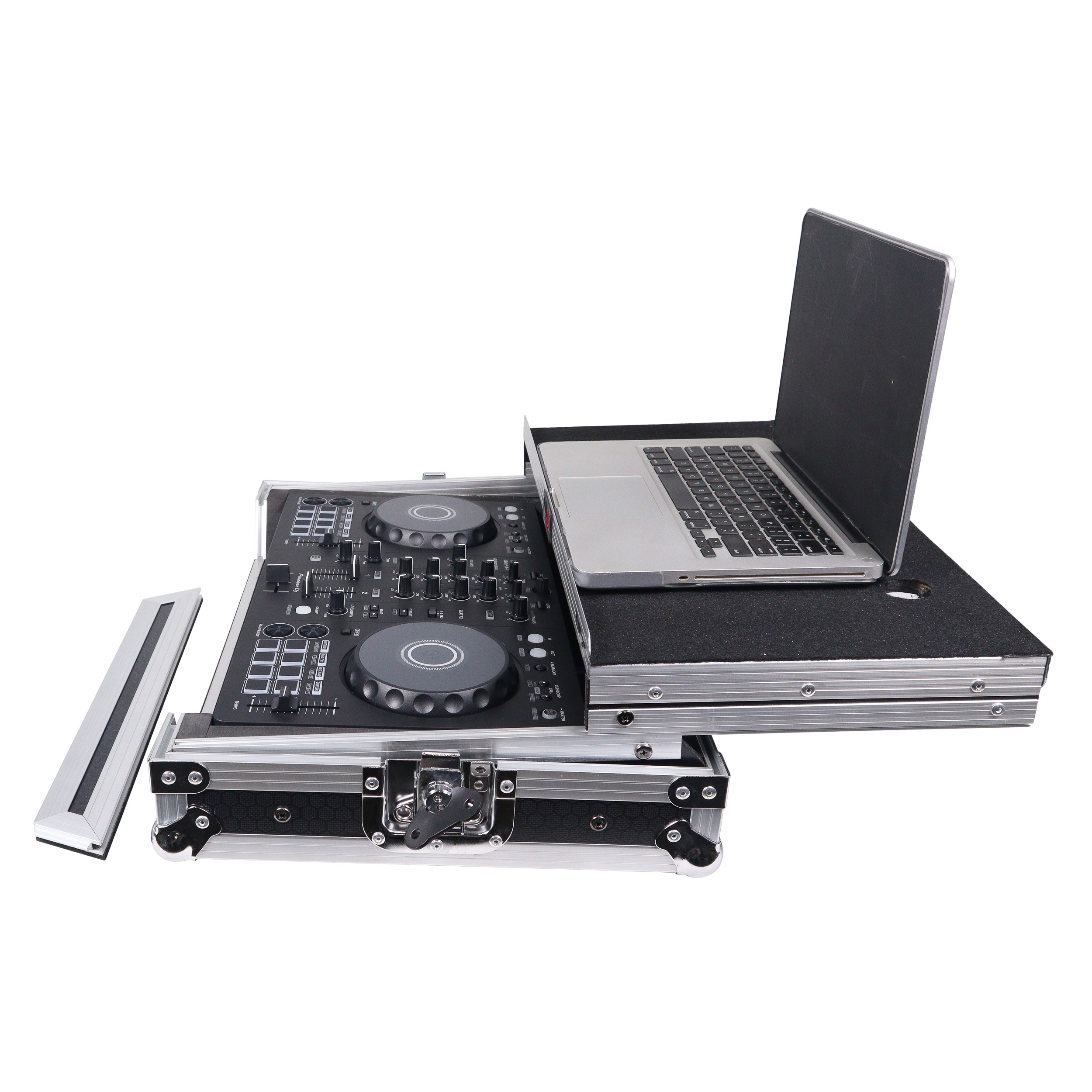 ProX X-DDJFLX4LT, ATA Flight Road Case for Pioneer DDJ-FLX4 DDJ-400 DDJ-SB3 DJ Controller with Laptop Shelf ProX Cases