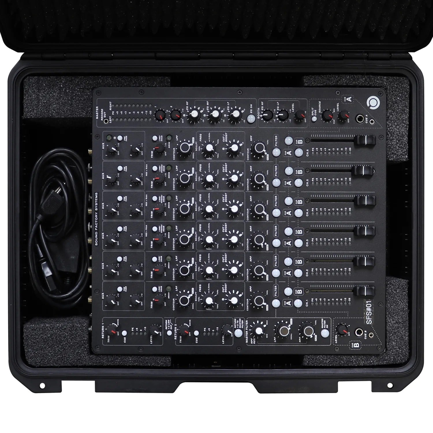 Odyssey VUMODEL1, Dustproof And Watertight Carrying Case for MODEL 1 DJ Mixer - Hollywood DJ