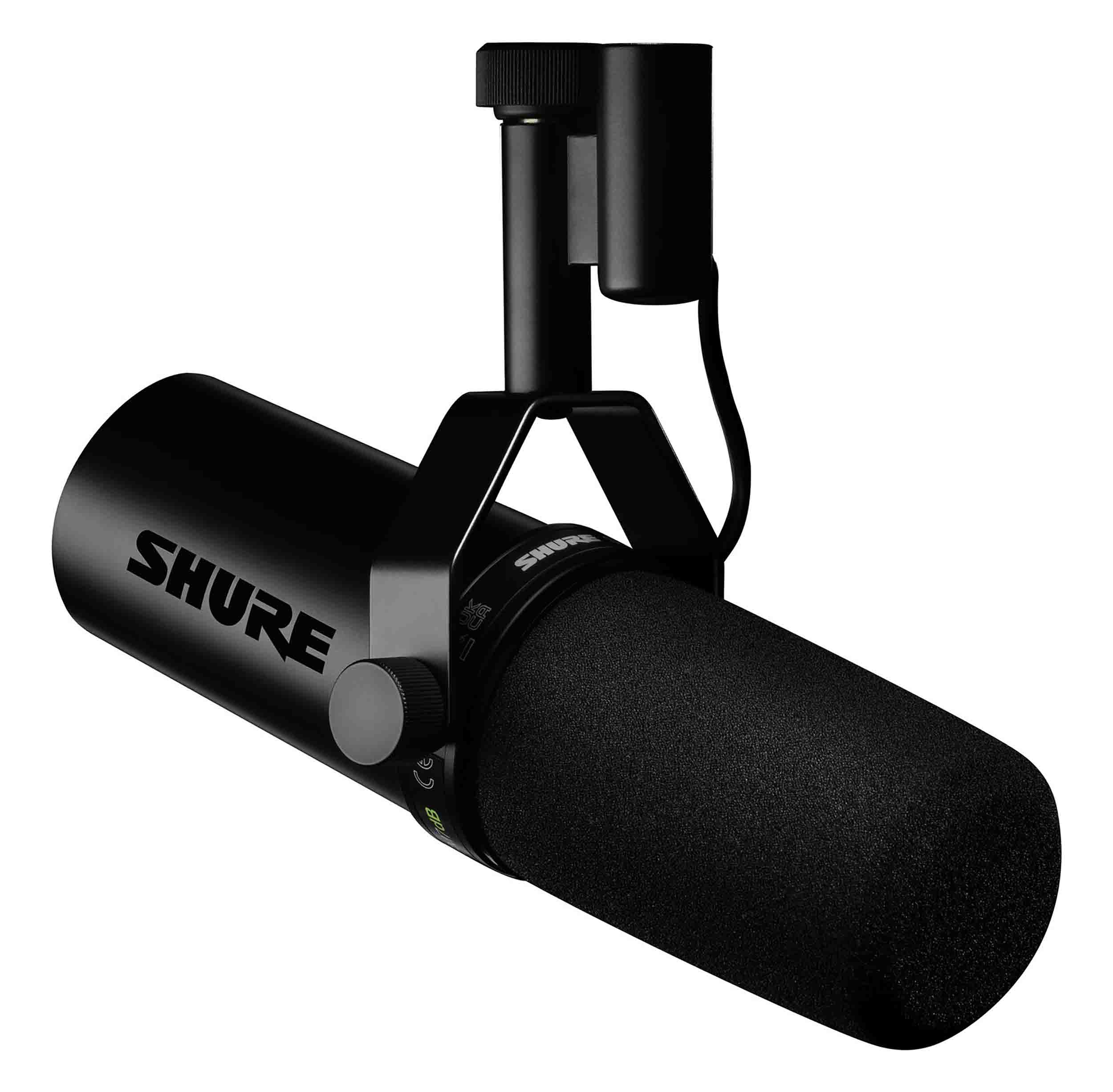 Shure SM7DB Podcast & Vocal Mic with Built in Preamp - Dynamic Cardioid Pattern - Hollywood DJ